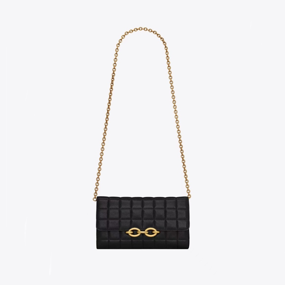 サンローランレディースブラックフォンバッグl781