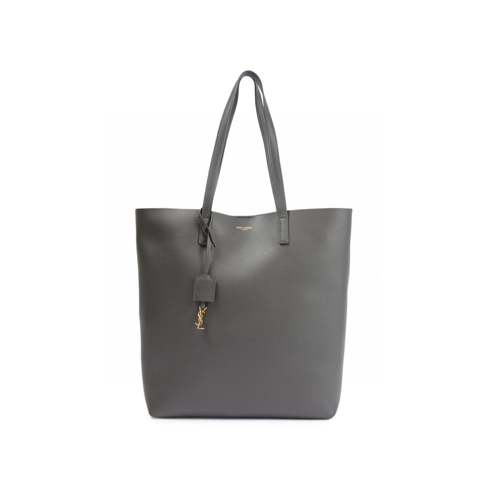 サンローランレディースグレーショッパーバッグl798