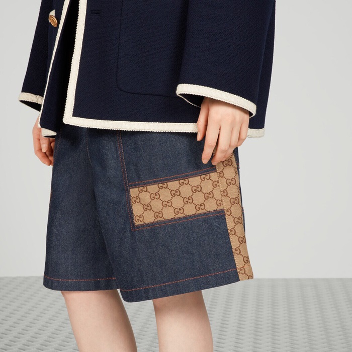 グッチメンズカジュアルブルーショートパンツu676