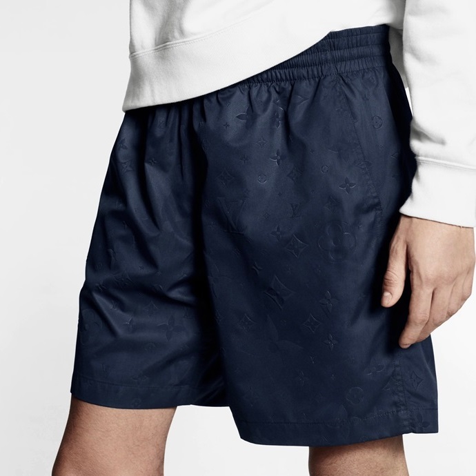 ルイヴィトンメンズブラックショートパンツv937