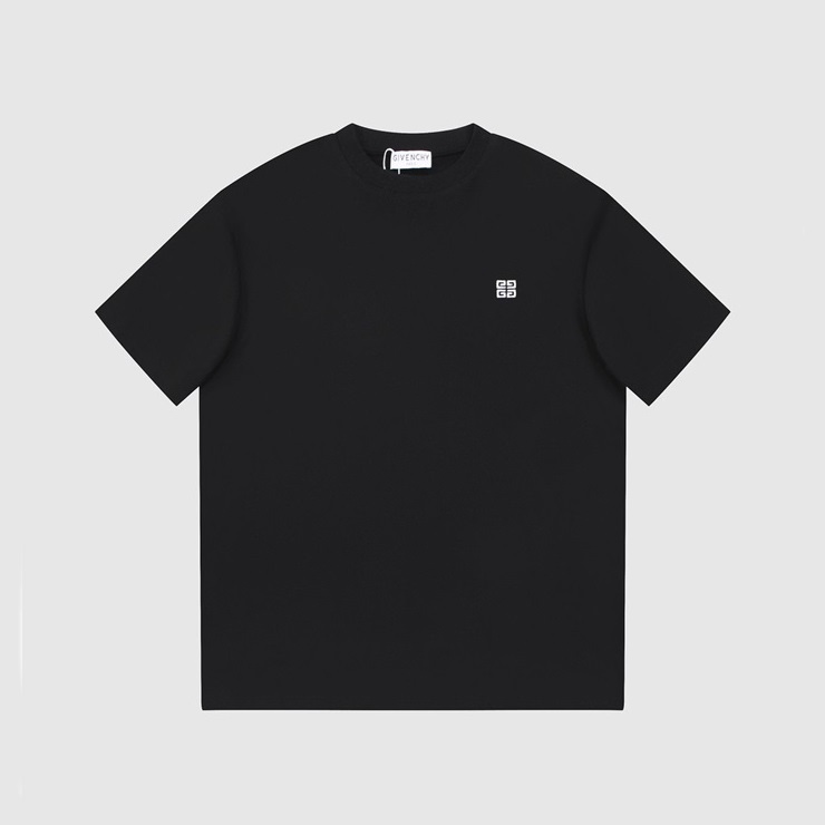 ジバンシィメンズクルーネックブラック半袖Tシャツi264