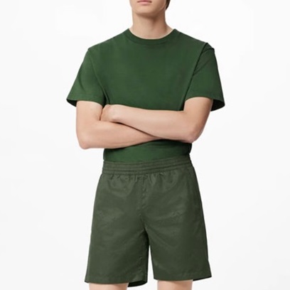 ルイヴィトンメンズカーキショートパンツv942