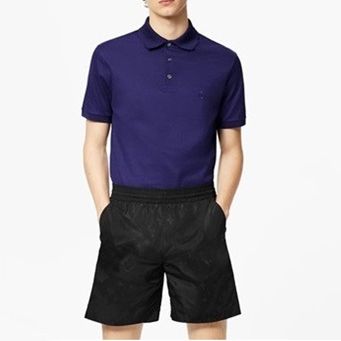 ルイヴィトンメンズブラックショートパンツv943