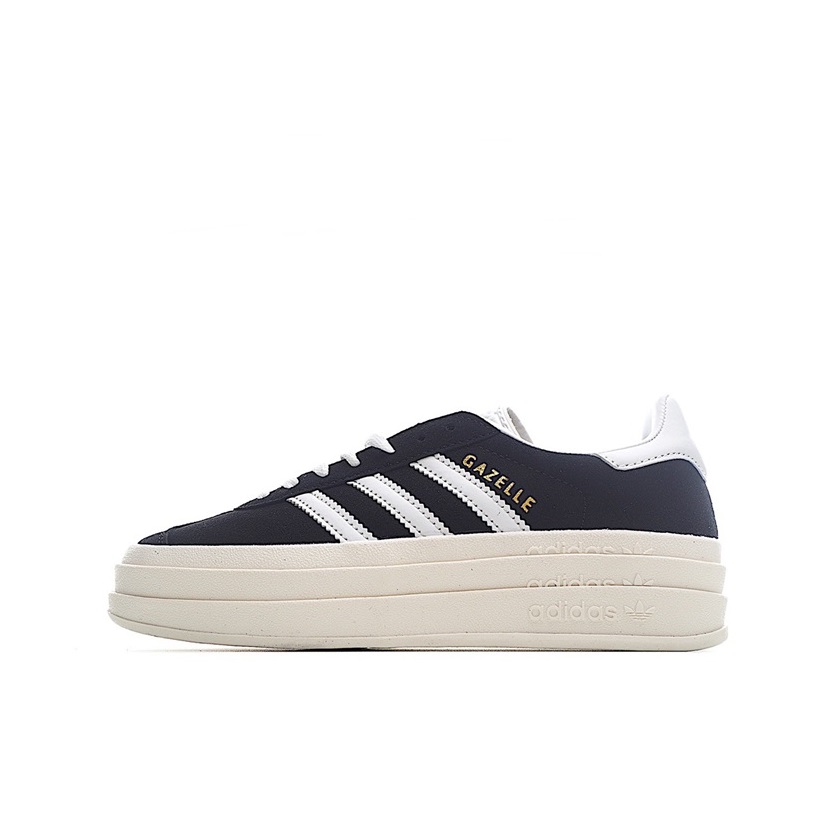 アディダスレディースブラックスニーカーd02