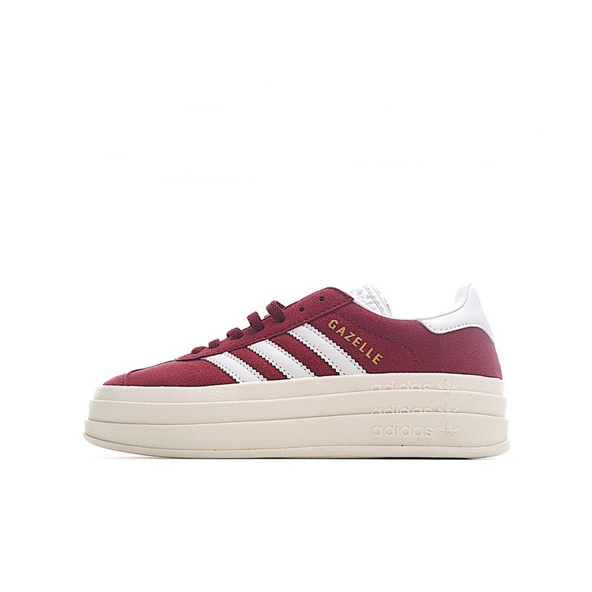 アディダスレディースレッドスニーカーd04