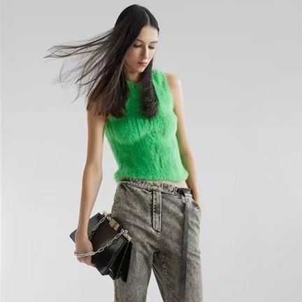 ェンディレディースブラックピーカブーバッグe119