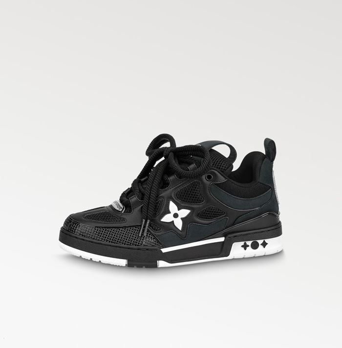 ルイヴィトンメンズブラックスニーカーv975