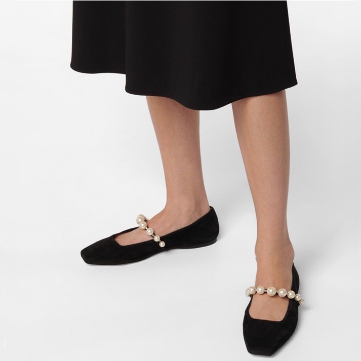 ジミーチューレディースブラックフラットi06