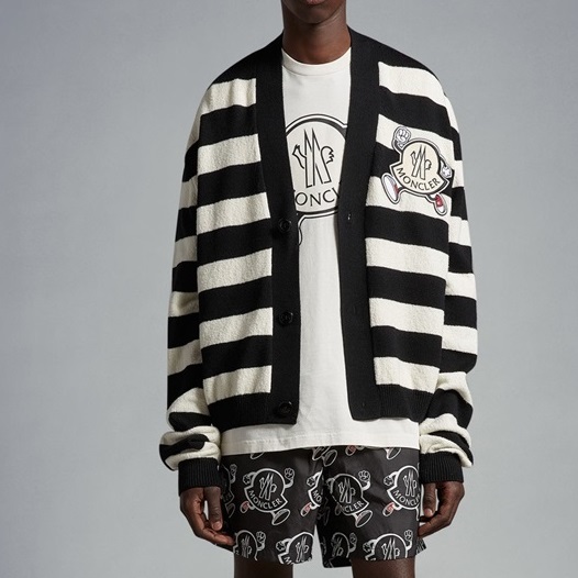 モンクレールメンズカジュアルブラックショートパンツo134