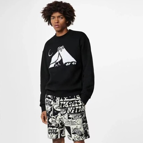 ルイヴィトンメンズブラックショートパンツv1034