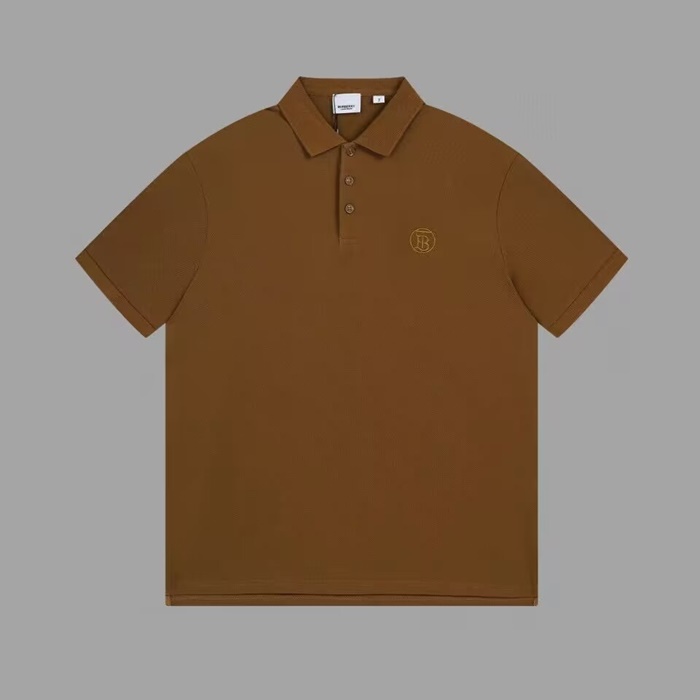 バーバリーメンズカーキクルーネック半袖Tシャツu185