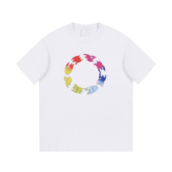 ジバンシィメンズクルーネックホワイト半袖Tシャツi279