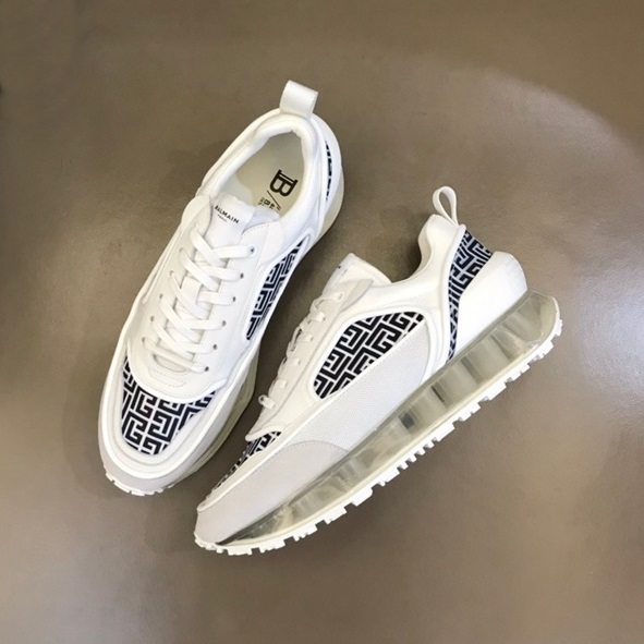 バルマンメンズトレンディホワイトスニーカーm216