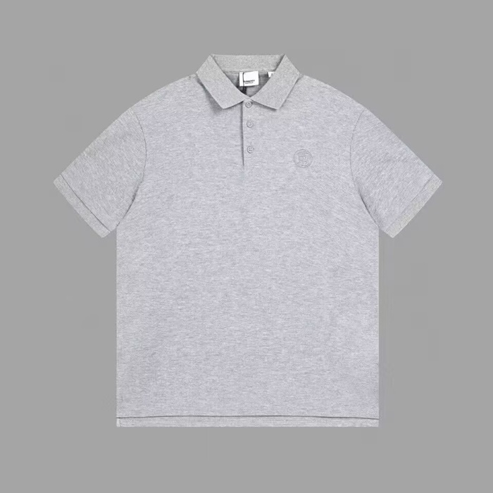 バーバリーメンズグレークルーネック半袖Tシャツu188