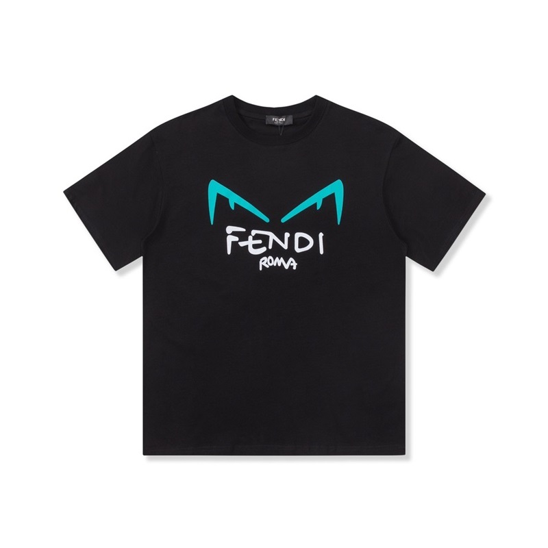 ェンディメンズブラッククルーネック半袖Tシャツe133