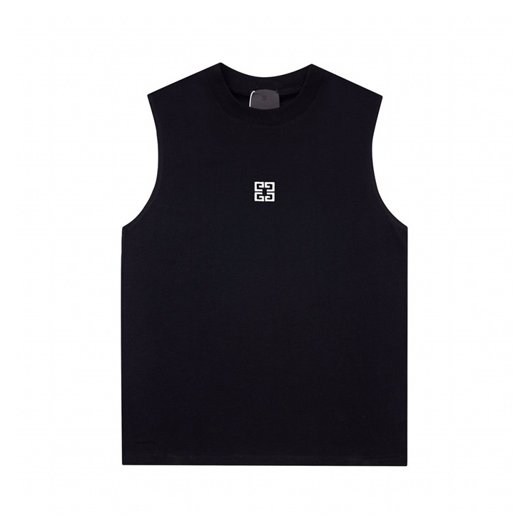 ジバンシィメンズクルーネックブラックタンクトップi281