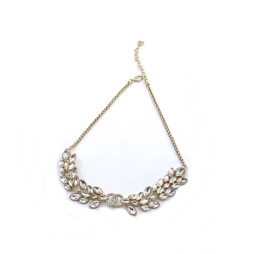 シャネルレディースイニシャルネックレスc12