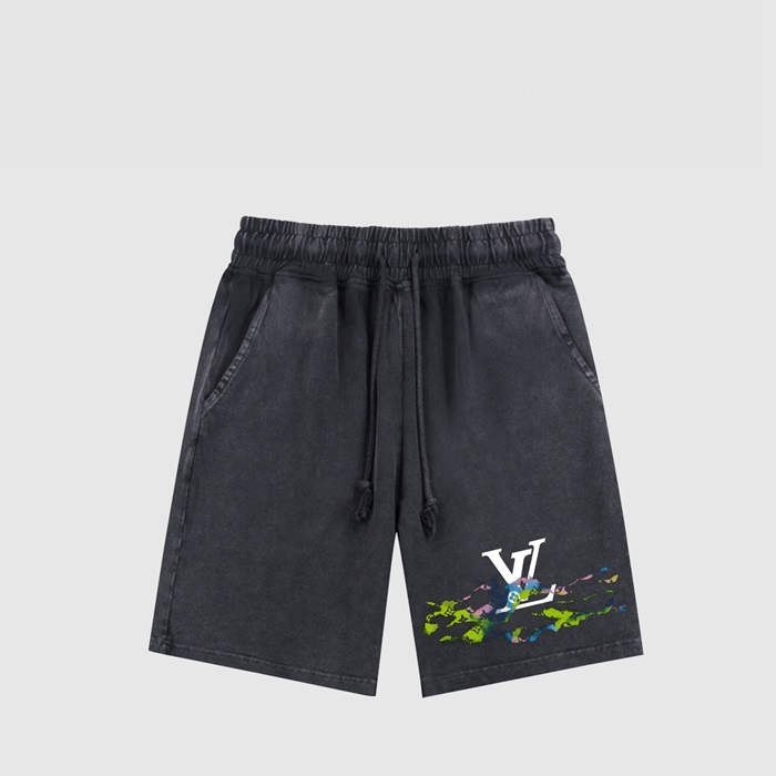 ルイヴィトンメンズグレーショートパンツv1129