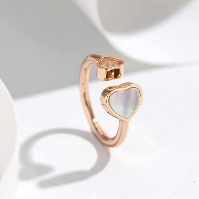 ショパールレディースホワイトリングc101