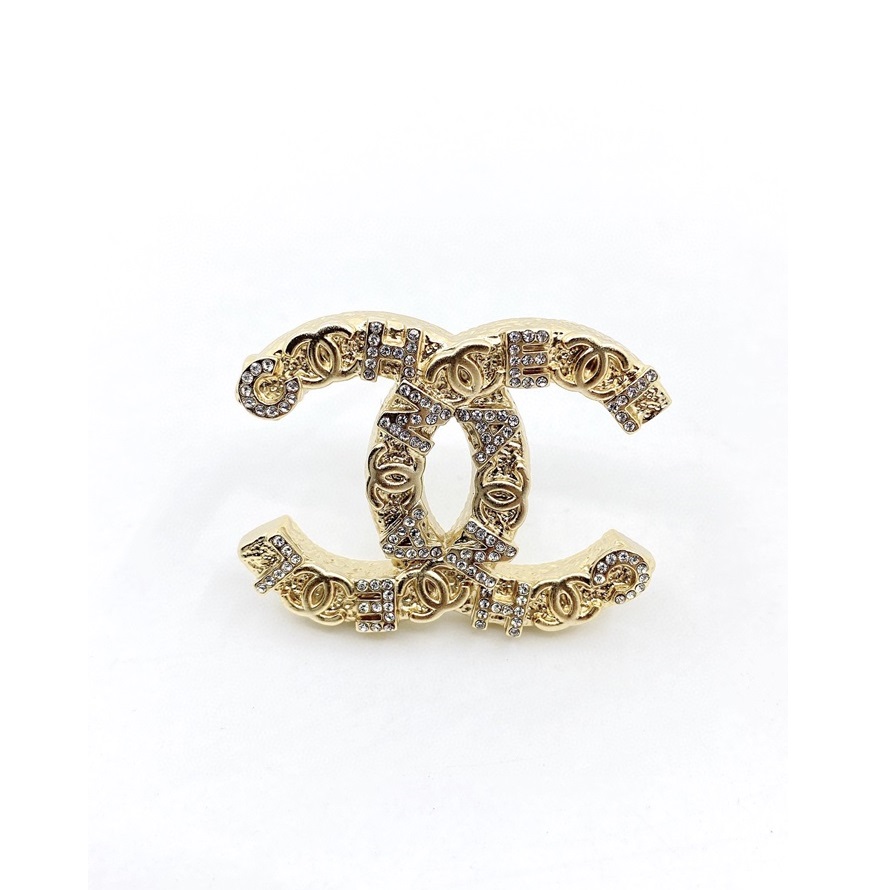 シャネルレディースゴールドブローチc135