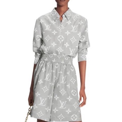 ルイヴィトンレディースグレーシャツv1158