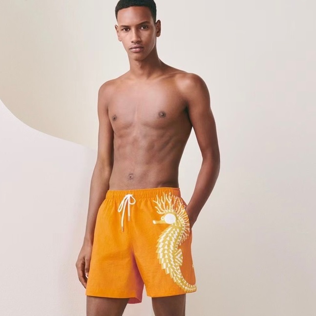 エルメスメンズオレンジショートパンツe187