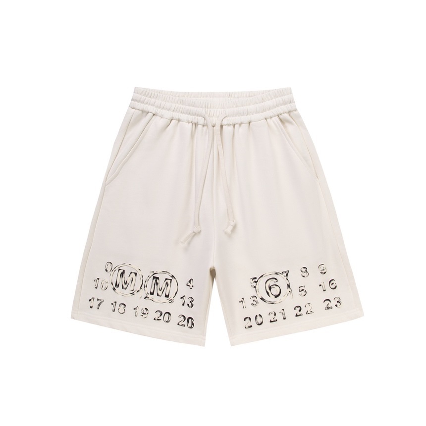 メゾンマルジェラメンズアイボリーショートパンツi184