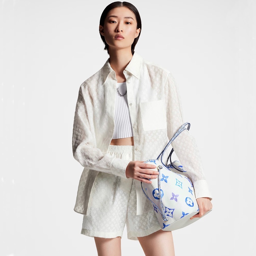 ルイヴィトンレディースブルーネバフルv1186