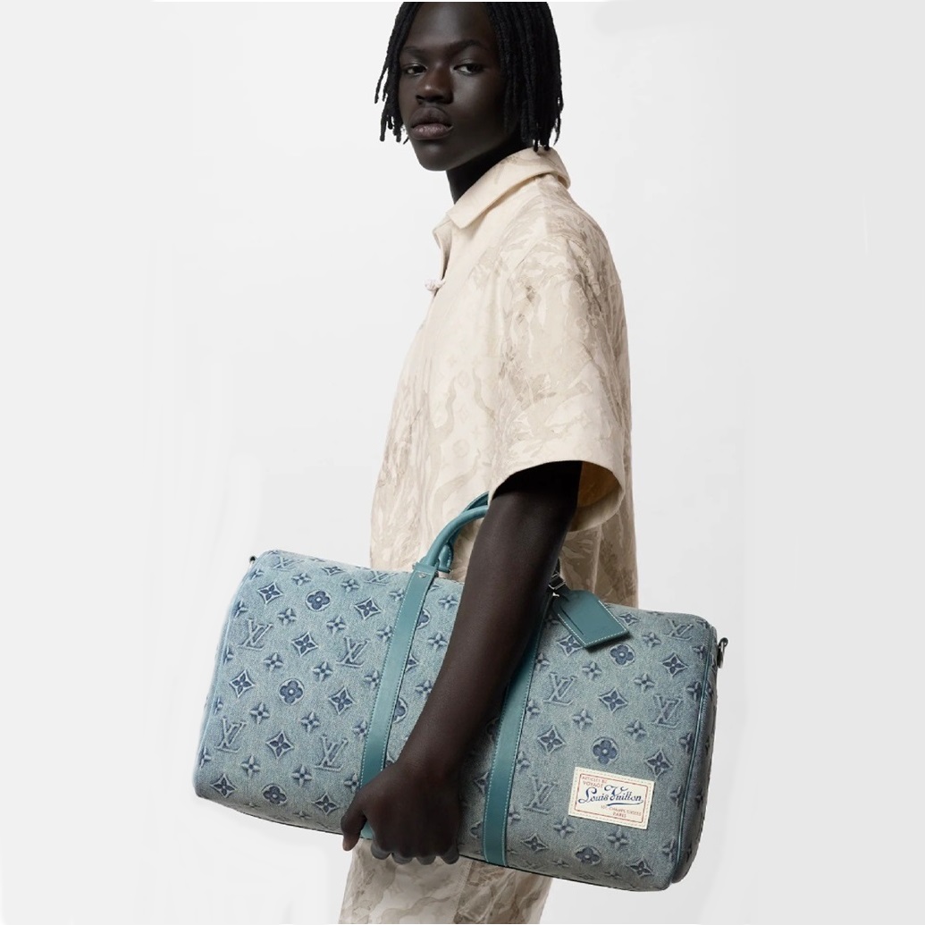 ルイヴィトンメンズブルーキープオールv1199