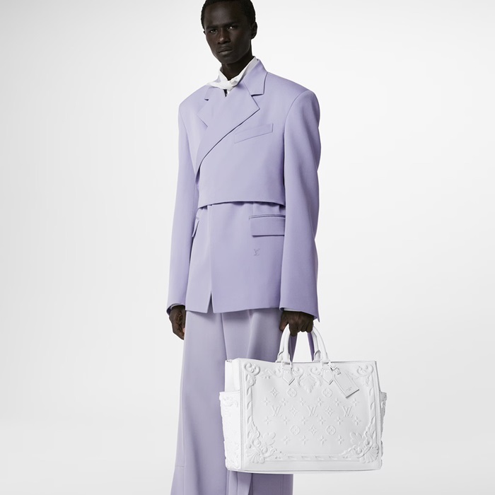 ルイヴィトンユニセックスホワイトサックプラv1212