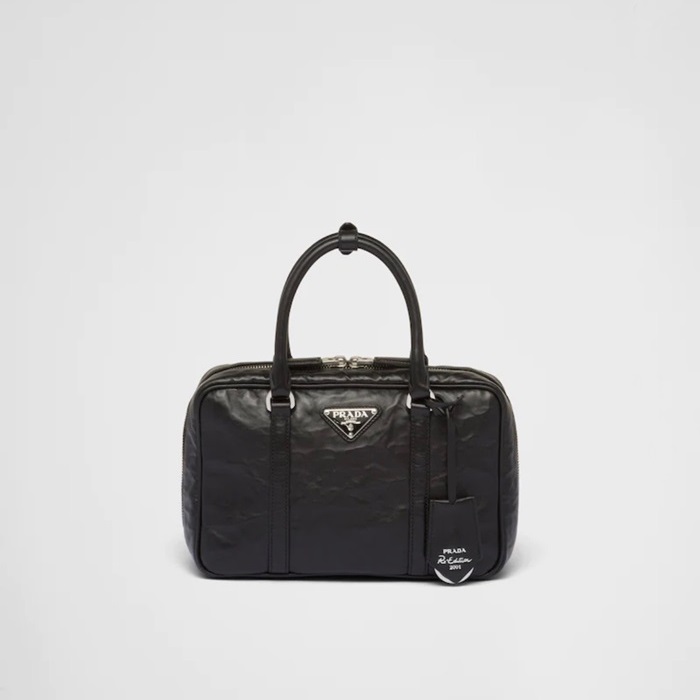 プラダレディースブラックトートバッグr556