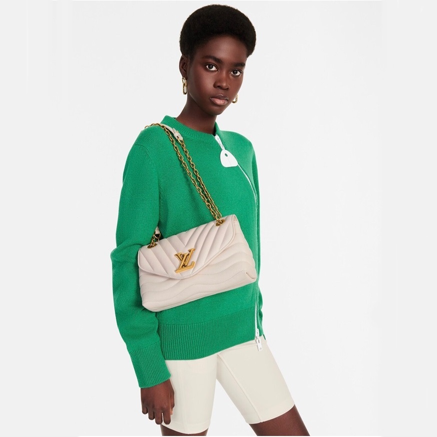 ルイヴィトンレディースアイボリーショルダーバッグv1284