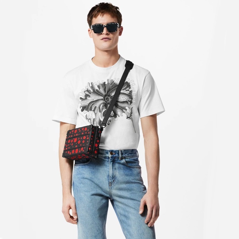 ルイヴィトンメンズレッドカメラバッグv1299