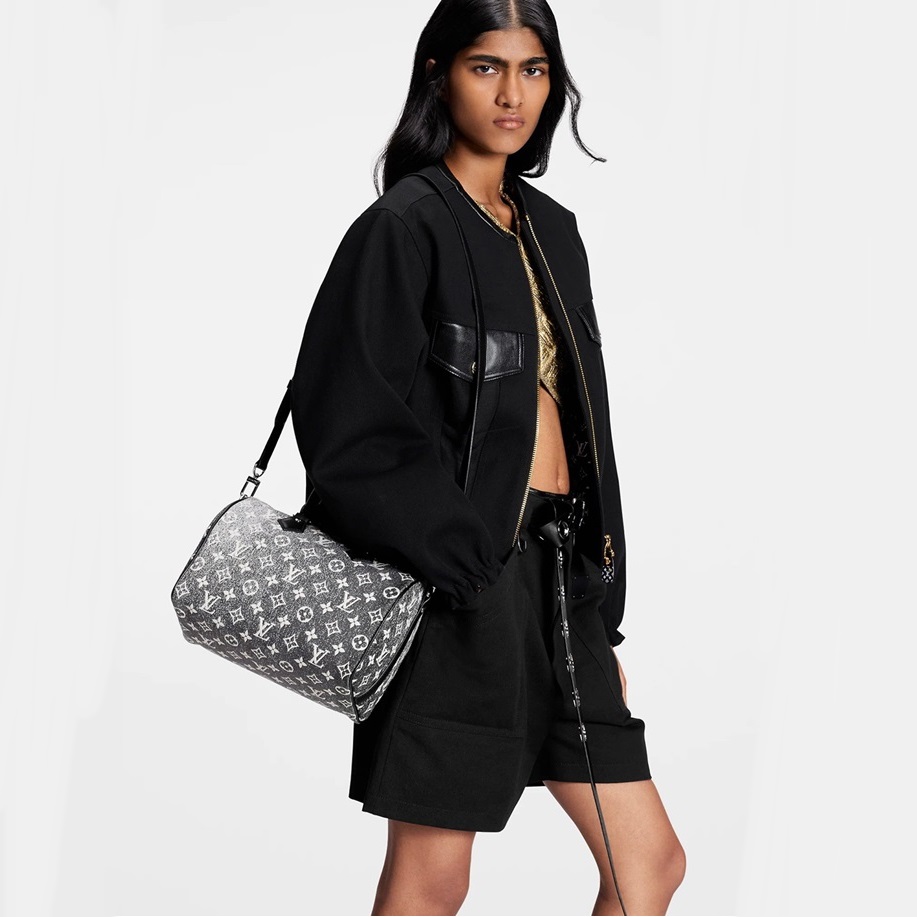 ルイヴィトンレディースブラックスピーディv1306