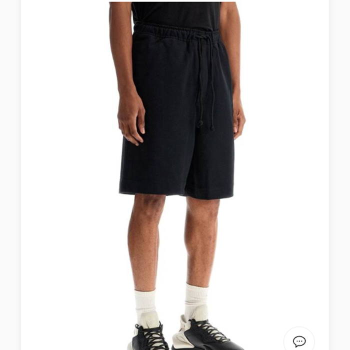 ワイ・スリーメンズカジュアルブラックショートパンツY3y3-164