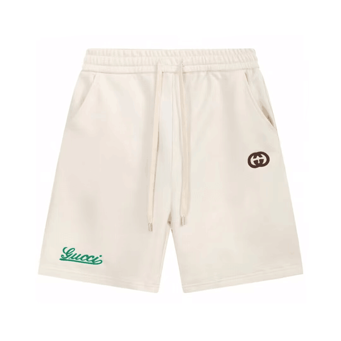 グッチメンズカジュアルアイボリーショートパンツu765