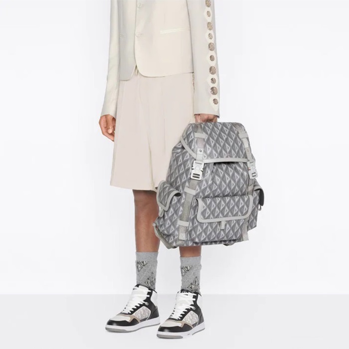 ディオールメンズグレーバックパックi544
