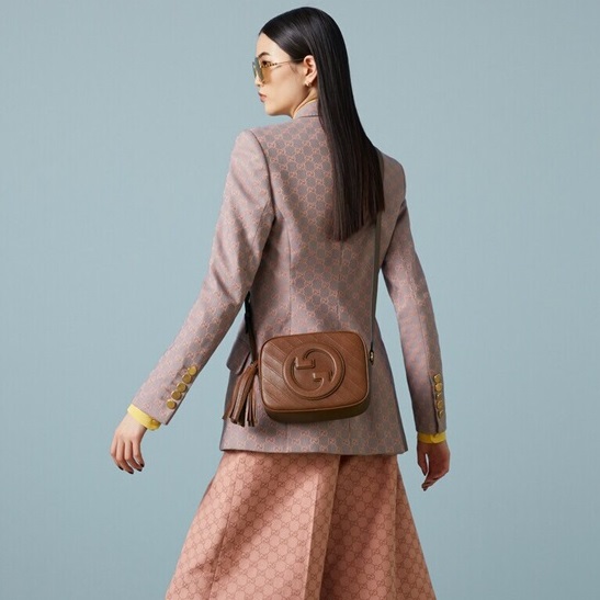 グッチレディースキャメルクロスバッグu781