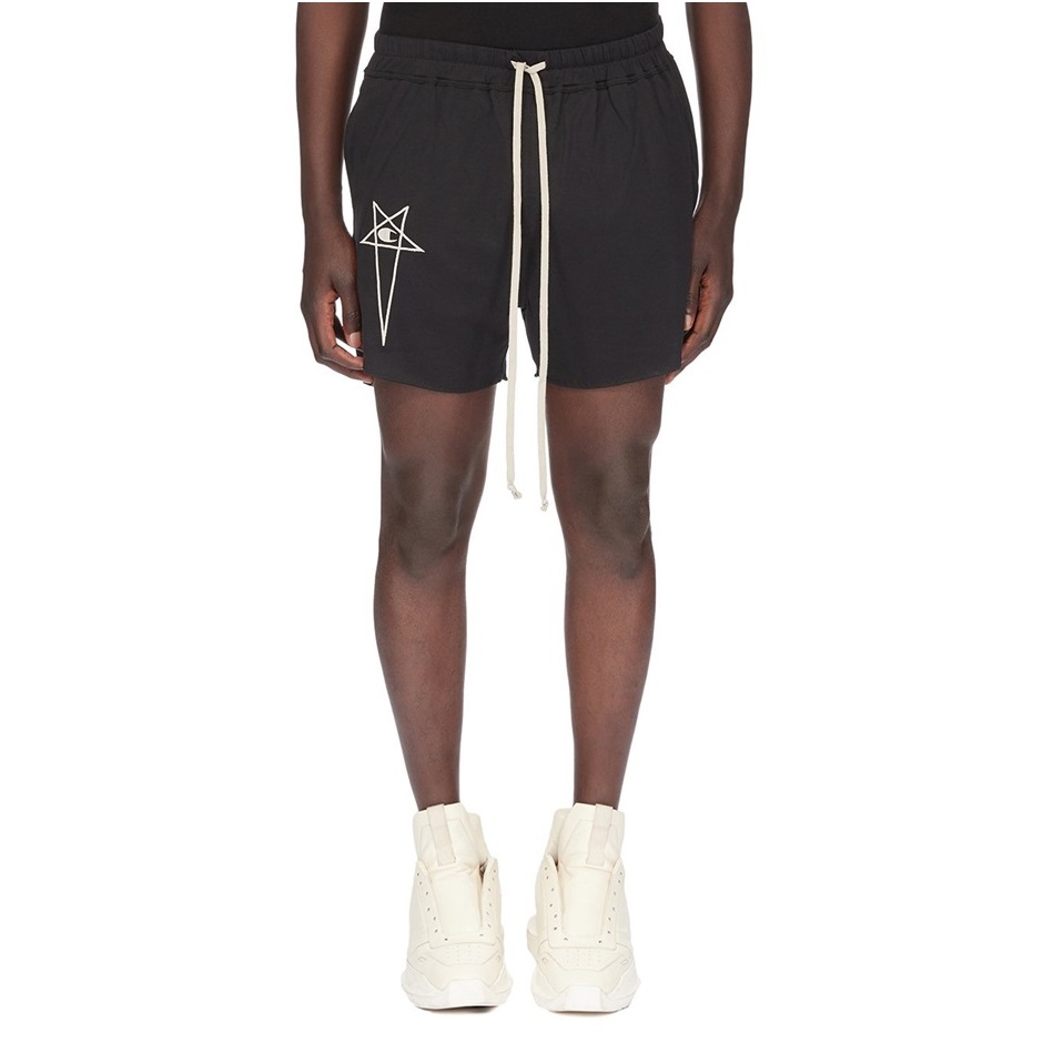 リックオウエンスメンズモダンブラックショートパンツi127