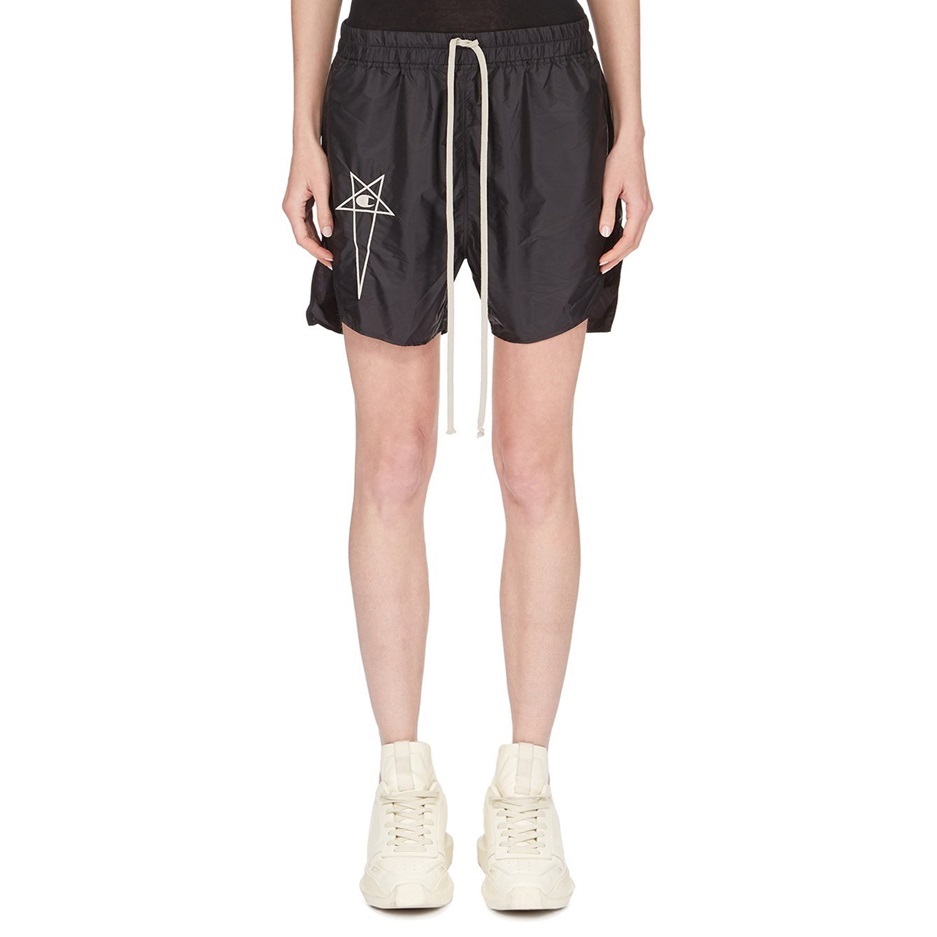 リックオウエンスメンズモダンブラックショートパンツi129