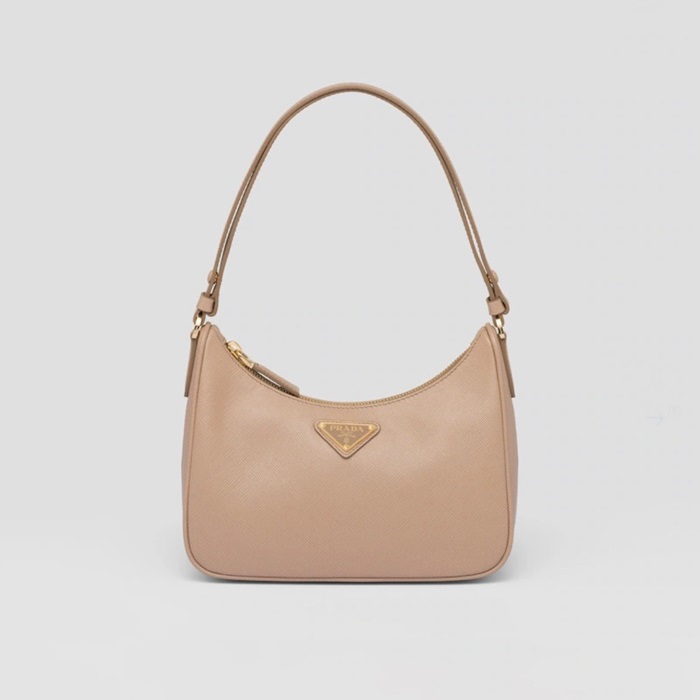 プラダレディースベージュハボバッグr584