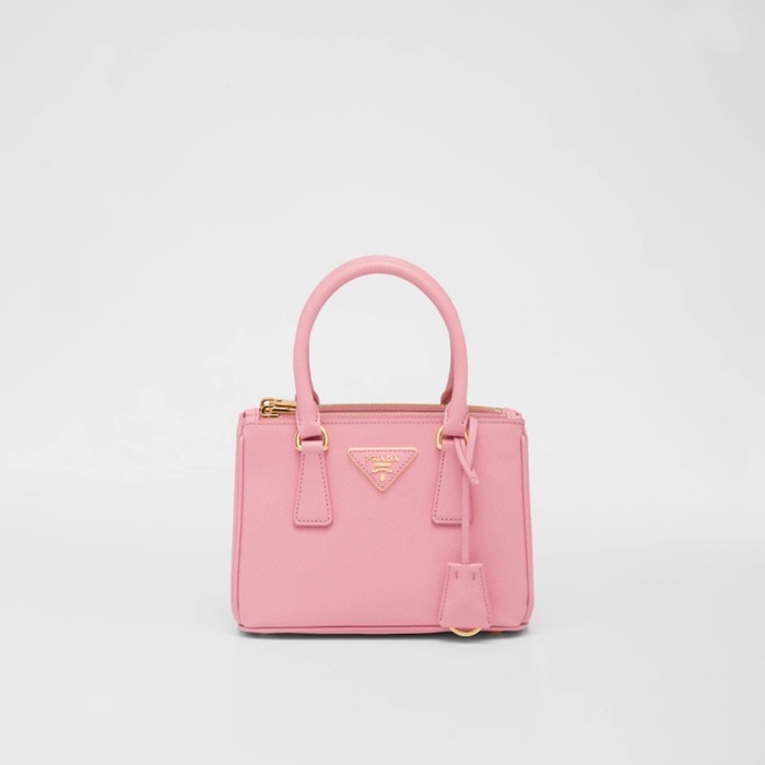 プラダレディースピンクトートバッグr590