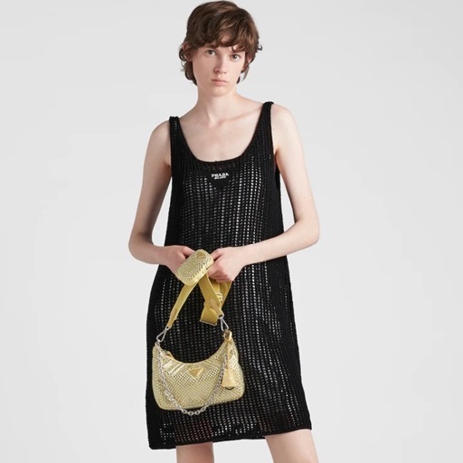 プラダレディースイエローハボバッグr593