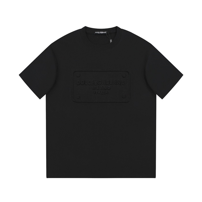 ドルチェ＆ガッバーナメンズブラック半袖Tシャツl470