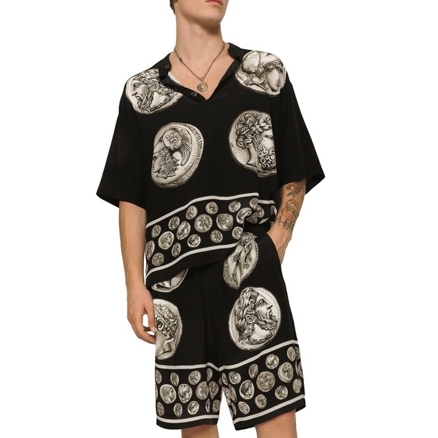 ドルチェ＆ガッバーナメンズブラックツーピース-l471