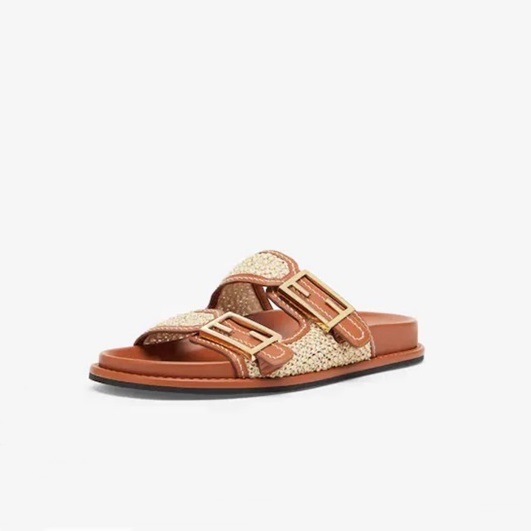 ェンディレディースキャメルスリッパe153