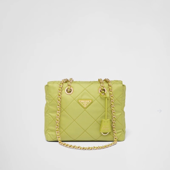 プラダレディースイエローチェーンショルダーバッグr601