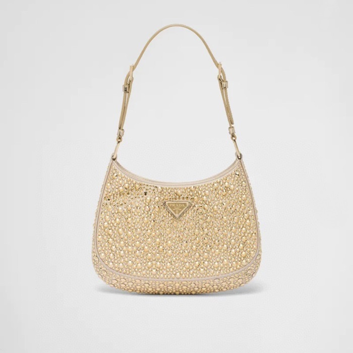 プラダレディースゴールドクレオバッグr610