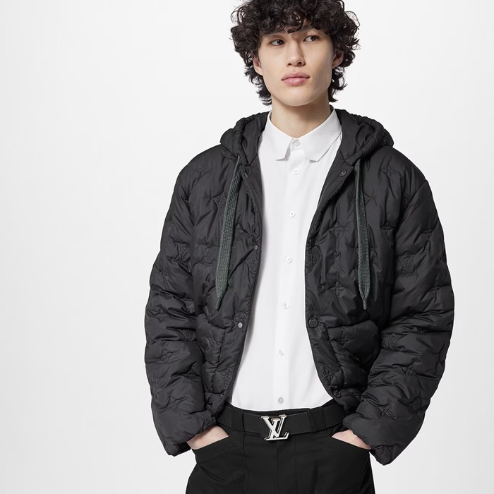 ルイヴィトンメンズシグネチャーブラックベルトv1542