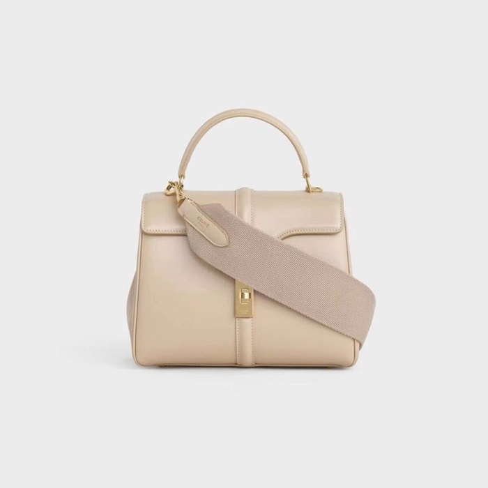 セリーヌレディースベージュロックトランペットe178